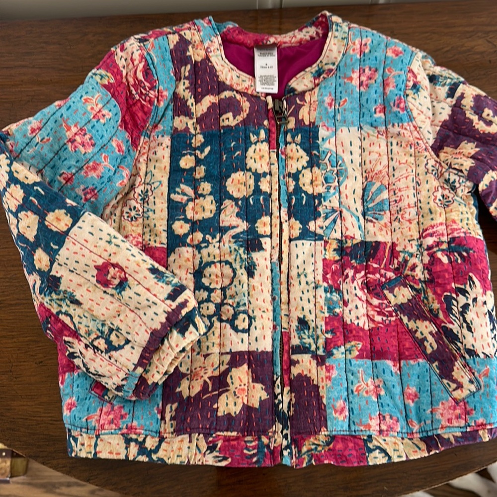 Floral Quilt Coat - TEA COLLECTION